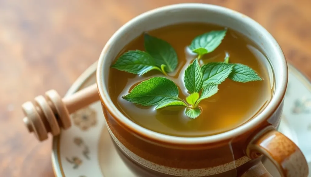 steaming-mug-of-lemon-balm-tea-recipe