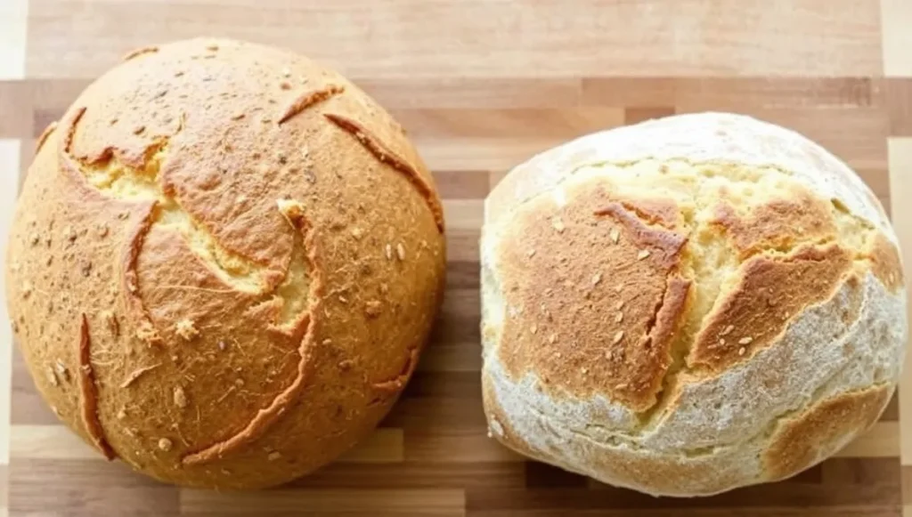 sourdough sandwich bread in bread pan